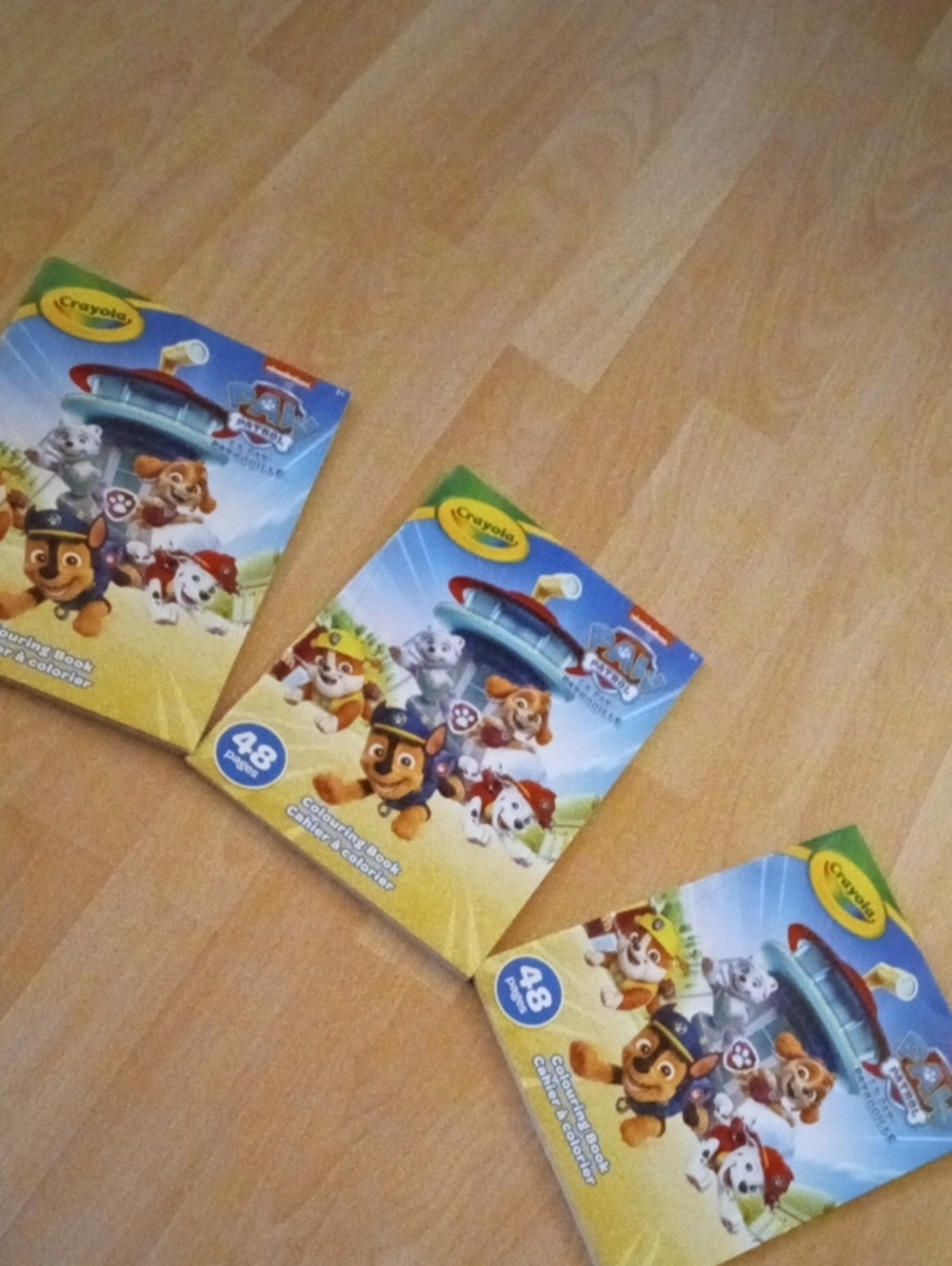 💲1⃣>>>>⭐X3 Books 📚 Crayola Paw Patrol Coloring Books with Bright Yellow Covers
